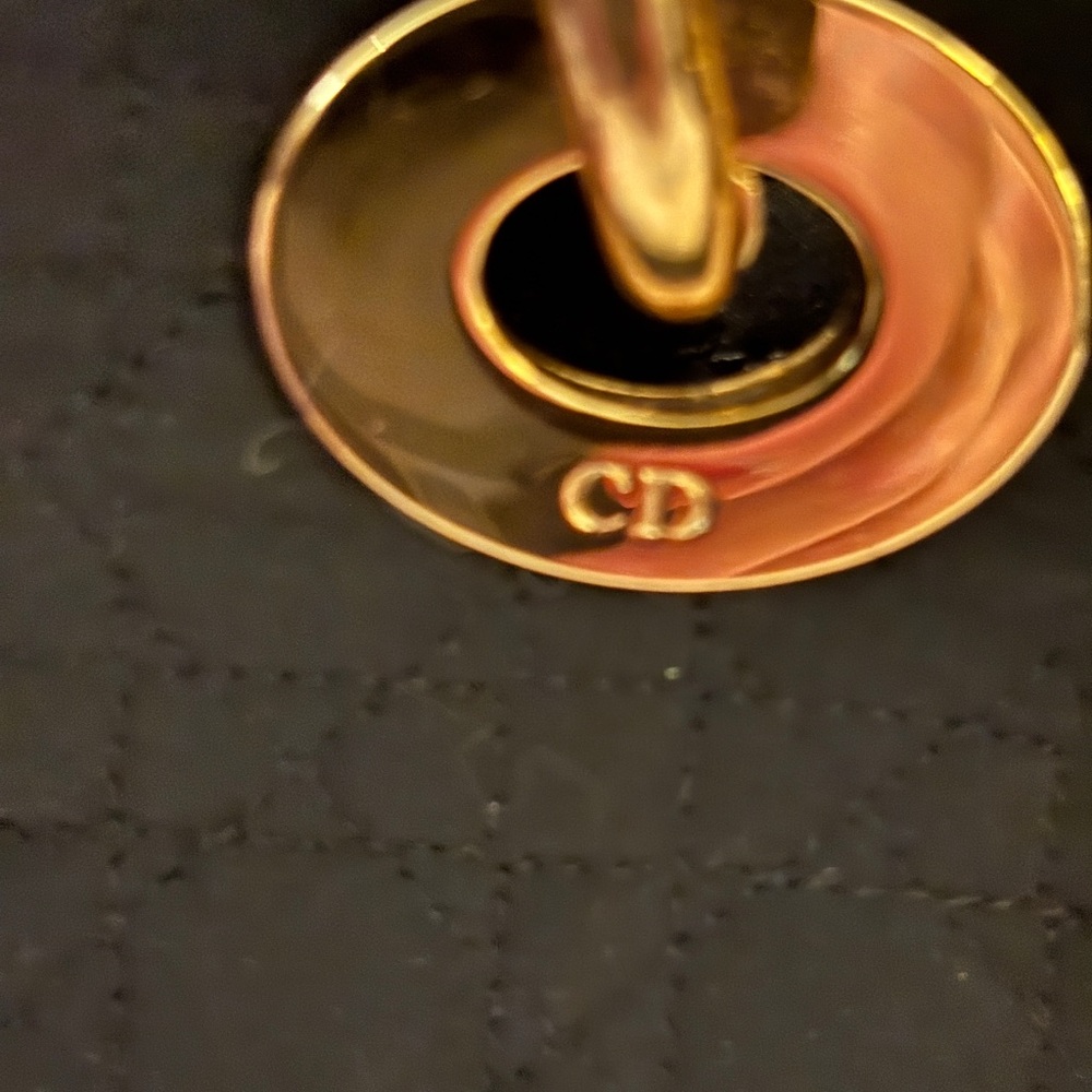 Beautiful vintage mini Lady Dior Cannage nylon two way bag with COA. - Picture 9 of 16